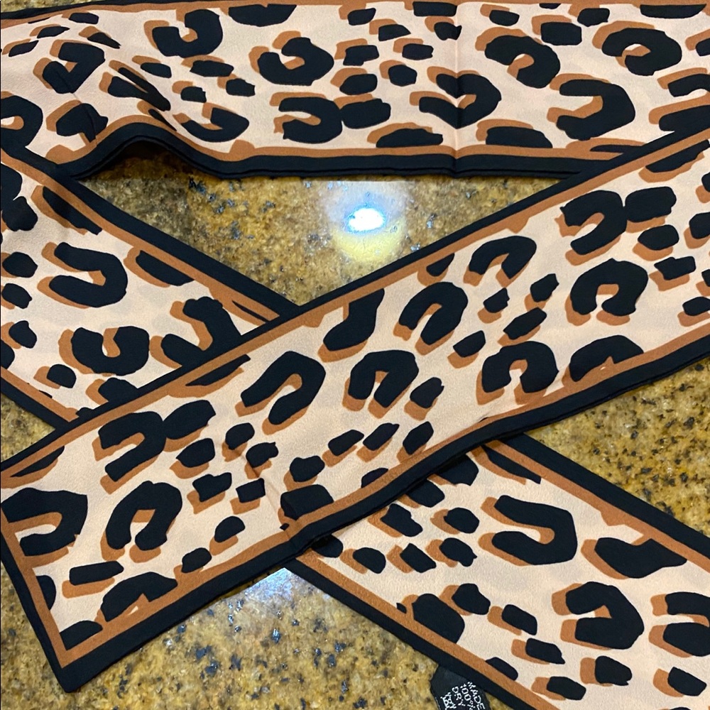 Leopard Print Bandeau/ Scarf